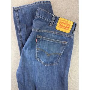 Levi's 569 Loose Straight Jeans Mens 38x32 (40x31) Blue Medium Wash Denim